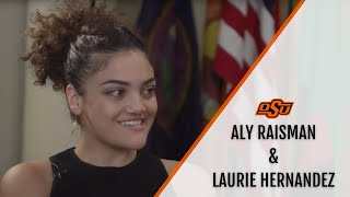 A Conversation with Aly Raisman and Laurie Hernandez [upl. by Cadmann]