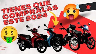 LAS MEJORES MOTOS SEMIAUTOMATICAS PARA COMPRAS ESTE 2024 italika vento yamaha honda [upl. by Aisetra]