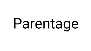 Parentage meaningVocabularyEnglishvocabularywordparentagevocabulary [upl. by Calli]