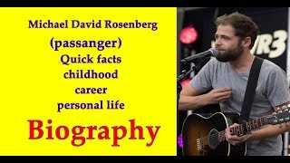 Michael David Rosenberg passanger Biography  quick facts  family  career  lifestory [upl. by Kelby]