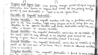 25 Isogonic and Agonic Lines Variation in magnetic declination  Compass Surveying [upl. by Regdirb697]