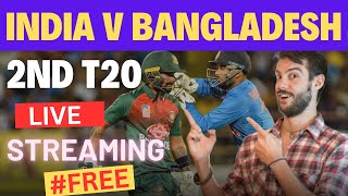 India vs Bangladesh 2nd T20 Live Streaming by Touch Cric Time with Jio Cinema [upl. by Douglas]