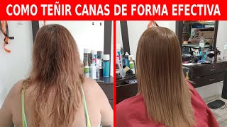 Como tinturar canas de forma EFECTIVA  001 [upl. by Richie957]