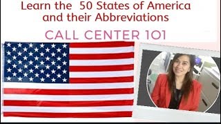 The 50 States of America and Their Abbreviations [upl. by Kessler]