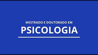 Mestrado e Doutorado em Psicologia é na Unifor 🧠📚 [upl. by Peckham959]