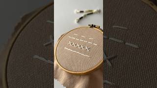 ASMR  Whipped Back Stitch  Basic Embroidery Stitches  Beginner Hand Embroidery Tutorial shorts [upl. by Meuse882]