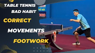 Continue Training to Correct Movements and Footwork in Table Tennis with a Coach [upl. by Hako]