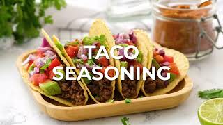 How To Make Homemade Taco Seasoning [upl. by Inessa]