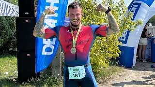 Moje pierwsze zawody triathlonowe  Mstow 2023 18 ironman [upl. by Romelda52]