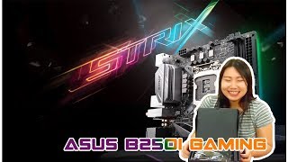 Mainboard  ASUS STRIX B250I GAMING Unboxing and Review by Monica [upl. by Suoivatnod960]