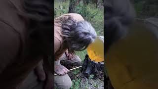 Bone Arrow Point vs Ballistics Gel bushcraft archery survival stoneage survival primitive [upl. by Jarvis]