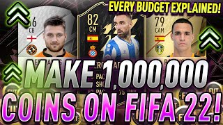 HOW TO MAKE 1 MILLION COINS GUARANTEED ON FIFA 22 FIFA 22 TRADING METHODS FOR ANY BUDGET FIFA 22 [upl. by Artimed637]