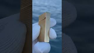 st dupont gold lighter lighter fpy fypシ゚viral collection [upl. by Ahsemat]