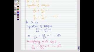 ExampleFinding Equation of Ellipse [upl. by Talley]