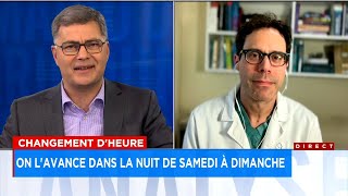 On avance lheure dans la nuit de samedi à dimanche entrevue avec Mario Dumont [upl. by Loralee]