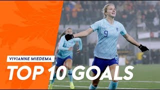 Vivianne Miedema  Top 10 goals in Oranje [upl. by Cacia94]