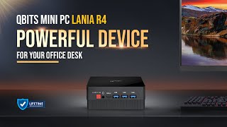 Qbits Mini PC Lania R4  Powerful Device for Your Office desk AMD RYZEN Lifetime Servicing warranty [upl. by Netsud893]