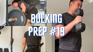 BULKING PREP 19 Así estamos entrenando la espalda [upl. by Barsky636]