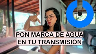 SPLITCAM 🧿 TE ENSEÑO A PONER MARCA DE AGUA A TU TRANSMISION [upl. by Adieren]