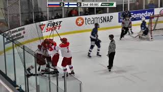 Nov 10 2017 WHC17 Finland 45 Russia [upl. by Pieter410]