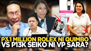 ROLEX NI QUIMBO P3 1 MILLION BUTATA SI ZALDY CO AT QUIMBO SA BANAT NI SEC SAL PANELO [upl. by Monroy92]