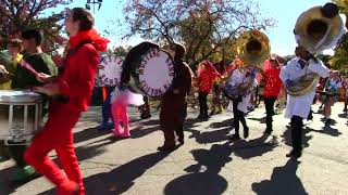 Clifton Mustang Marching Band  102724 Halloween Parade [upl. by Mayce400]