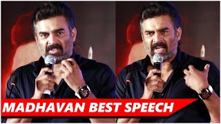 Actor Madhavan Best Speech Ever at Rocketry Movie Press Meet  Simran  Rocketry  The Nambi Effect [upl. by Aicilra122]