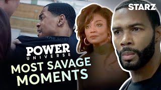 Best Of Most Savage Moments in Power History  Power Universe  STARZ [upl. by Yartnod]