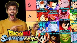 Dragon ball sparking zero tier list [upl. by Drusy]