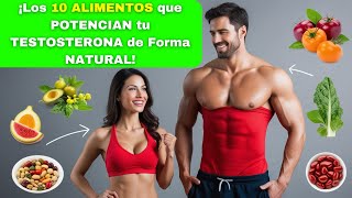 10 ALIMENTOS para Aumentar tu TESTOSTERONA [upl. by Uv]