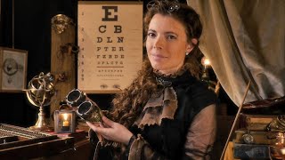 The Steampunk Optometrist  Lens Test amp Goggles Fitting  ASMR Roleplay eye exam soft spoken [upl. by Isac]