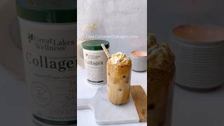 Iced Caramel Collagen Latte  Great Lakes Wellness [upl. by Chem33]