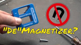 Screwdriver Magnetizer and Demagnetizer for Tips Bits and Small Tools New Tool Day Tuesday [upl. by Ahtikal]