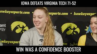 Iowa Hawkeyes Win Was Confidence Booster hawkeyes [upl. by Ariet785]