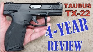 Taurus TX22  4 Years amp Thousands of Rounds Fired  Shooting Review [upl. by Ahsenrac]