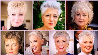 80  Best Short Hairstyles And Haircuts Ideas For Women Over 70  Classic Pixie Spiky Haircuts [upl. by Nob]