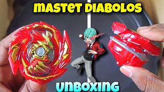 master diabolos beyblade unboxing and review  pocket toon [upl. by China660]