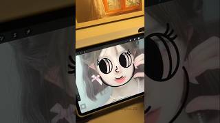 digitalart drawing procreate tutorials howtodraw illustration tiktok art girl shorts [upl. by Acyssej]