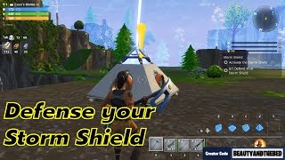 Fortnite วิธีเล่น Homebase storm shield defense 1  Defense your Storm Shield [upl. by Gertrude]