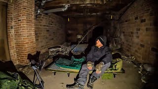 Camping Alone Overnight In An Abandoned House [upl. by Laniger]