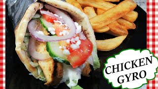 How to Make Chicken Gyros  Easy Greek Chicken Gyro Recipe [upl. by Pantheas287]