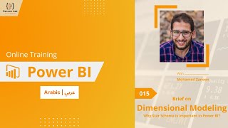 Learn Power BI In Arabic  015  Brief on Dimensional Modeling  Why Star Schema is Important [upl. by Akcirehs]