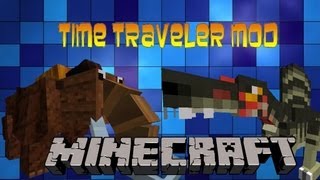 Minecraft Mod Showcase Time Traveler mod Dinosaurs Mammoths and more [upl. by Paton]