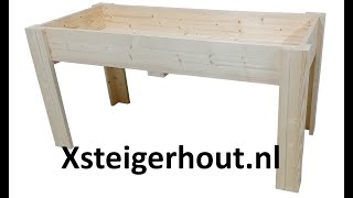 Moestuintafel zelf maken [upl. by Gitel]