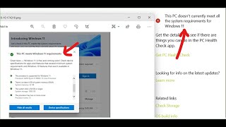 Fix PC Health Check App Says PC Meets Windows 11 Requirements But Windows 10 Update Says It Doesnt [upl. by Aitsirk507]
