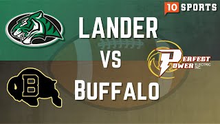 Wyoming High School Football Lander Vs Buffalo [upl. by Lunsford313]