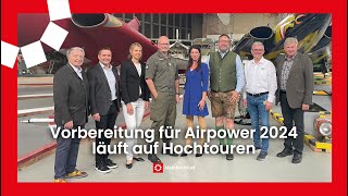 Vorbereitung für Airpower 2024 läuft auf Hochtouren [upl. by Ylerebmik]