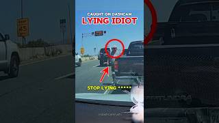 Idiot lies on dashcam [upl. by Idnac]