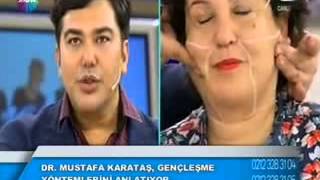 VShape Ameliyatsız Yüz Germe Uygulaması  Gülben Ergen Show [upl. by Luamaj743]