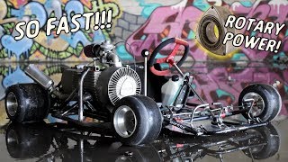 Rotary Shifter Go Kart First Drive  Full Send and Warehouse Drifts [upl. by Eniksre]